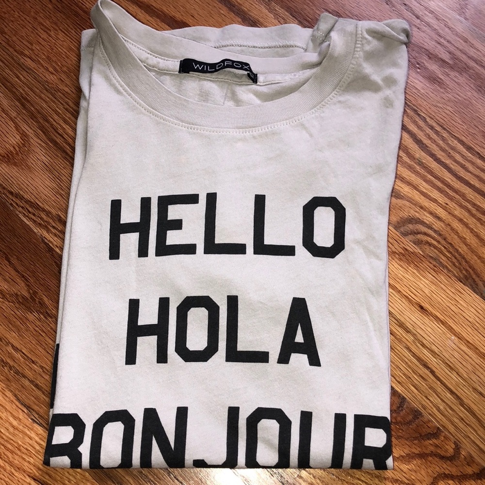Gray Wildfox T-shirt